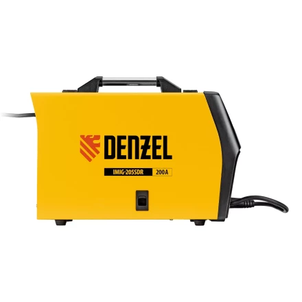 Аппарат инвертор. полуавтомат. cварки Denzel IMIG-205SDR, 200 А, ПВ 60%, катушка 5 кг купить в Тюмени