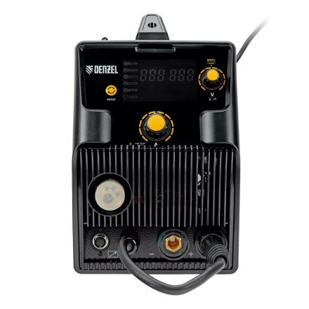 Аппарат инвертор. полуавтомат. cварки Denzel IMIG-205SDR, 200 А, ПВ 60%, катушка 5 кг купить в Тюмени