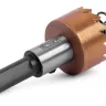 HSS-TiN коронка MESSER  25мм с центр. сверлом и толкающей пружиной для  лист. материала  до 2 мм ц/х купить в Тюмени