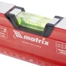 Уровень алюминиевый магнитный 2000 мм с зеркальным глазком MATRIX 2 компонентные рукоятки артикул 34736 купить в Тюмени
