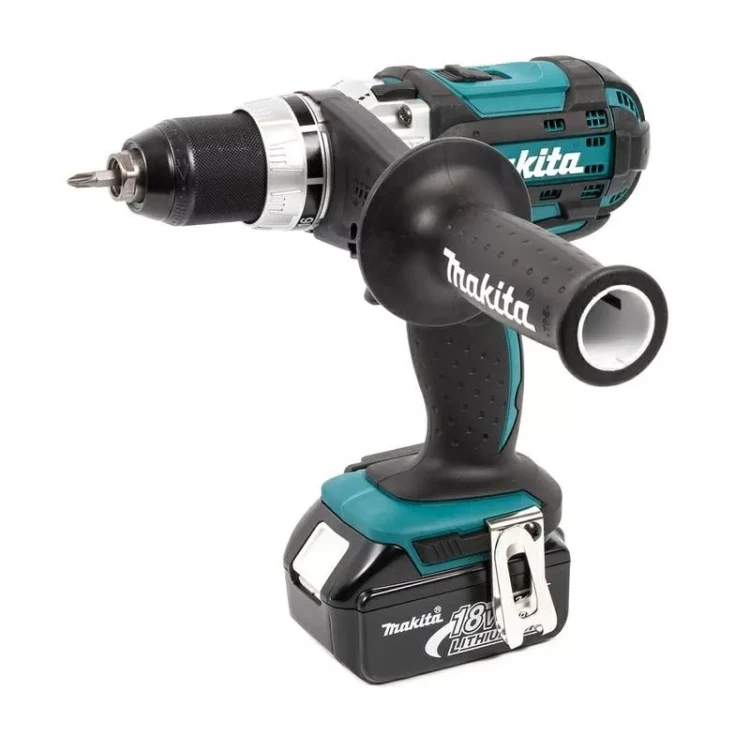 Аккумуляторная ударная дрель-шуруповерт Makita DHP458RFE купить в Тюмени