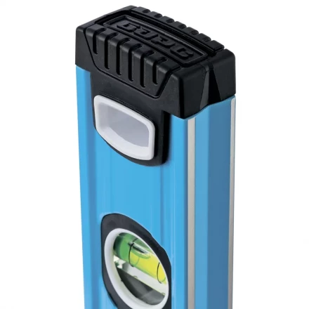 Уровень алюминиевый 2000 мм профиль 1.6 мм фрезерованный ударопрочные заглушки 3 глазка БАРС 34434 купить в Тюмени