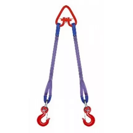 Строп текстильный двухветвевой 2СТ 10 т L=7 м SF7 240 мм Звено РТ-3 купить в Тюмени