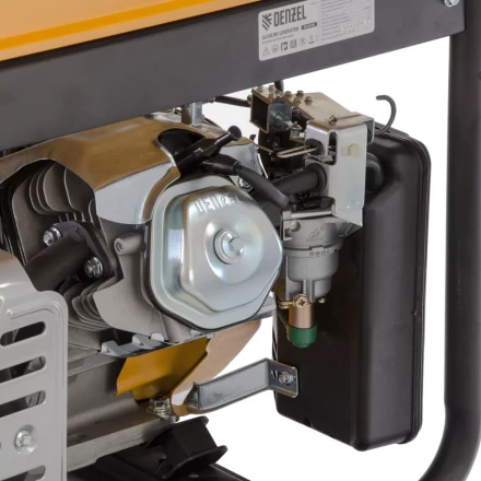 Генератор бензиновый PS 55 EA, 5.5 кВт, 230 В, 25 л, коннектор автоматики 5 PIN, электростартер Denzel 9468743 купить в Тюмени