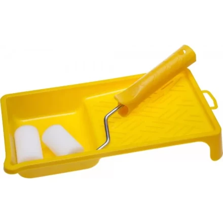 Набор STAYER Валик &quot;ПОРОЛОН&quot; МИНИ с ванночкой, 50мм, 70мм 0544-05-07 купить в Тюмени