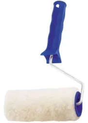 Валик "НАТУРАЛЬНЫЙ МЕХ" с ручкой, в КАТ-КЕЙСЕ, 100мм, ворс 12мм, D-48мм, D ручки-6мм СИБРТЕХ 80120