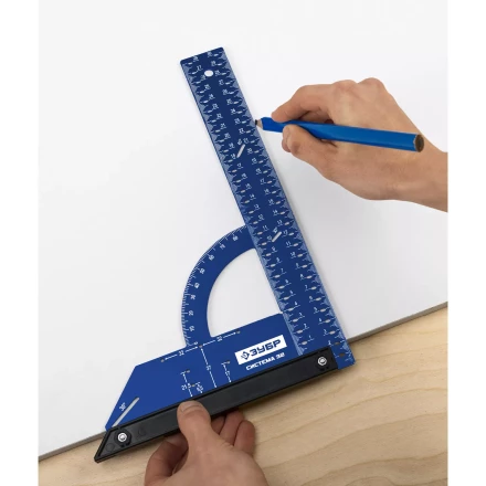 ЗУБР Система-32, разметочный мебельный угольник, Профессионал (34398-30) купить в Тюмени
