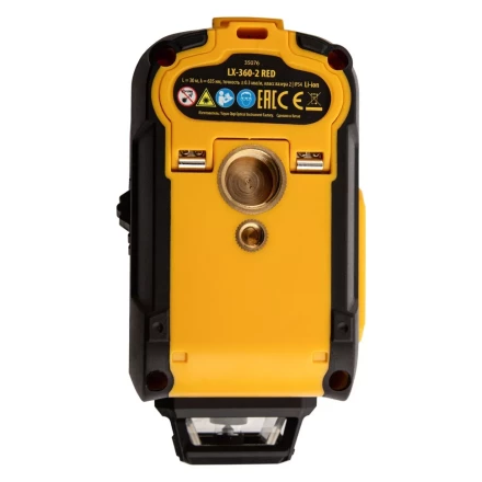 Лазерный уровень мультипризменный LX 360-2 Red, 30 м, 635 нм, аккумулятор Li 2800 мАч, резьба 5/8&quot; Denzel 35076 купить в Тюмени