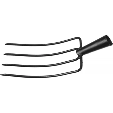 Вилы GRINDA кованые, навозные 4 круглых зубца, без черенка, 180х300мм 39720-4_z01 купить в Тюмени