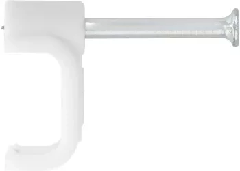 Скобы электроустановочные 7 мм прямоугольный профиль 50 штук СИБРТЕХ 47535 купить в Тюмени