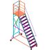 Лестница с площадкой передвижная ЛС-1800 купить в Тюмени