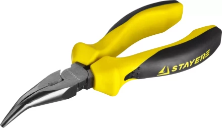 Тонкогубцы STAYER &quot;PROTech&quot; изогнутые, эксцентриковое расположение шарнира, 160мм 22027-4-16_z02 купить в Тюмени