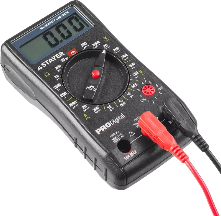 Мультиметр STAYER "PROFESSIONAL" PRODigital цифровой 45310 купить в Тюмени