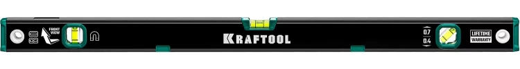 Профессиональный магнитный уровень с зеркальным глазком KRAFTOOL 34785-80 купить в Тюмени