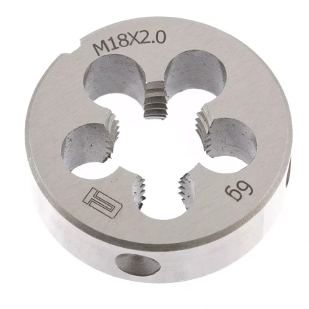 Плашка М18 х 2,0 мм СИБРТЕХ 77050 купить в Тюмени