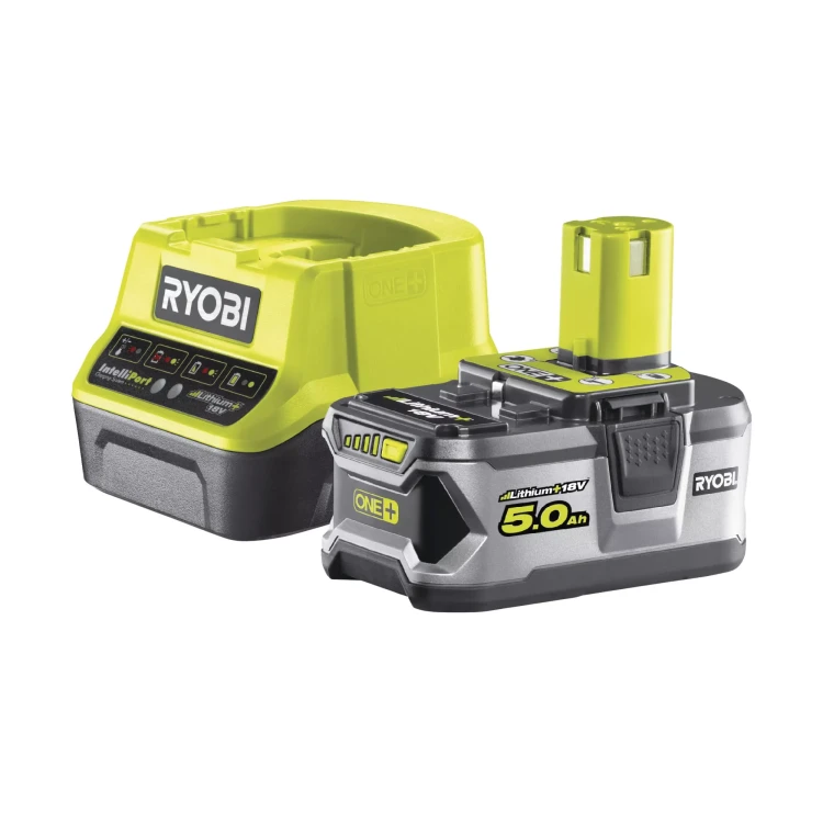 Ryobi ONE Li-Ion аккумулятор 5.0Aч  зарядное устройство RC18120, RC18120-150 купить в Тюмени