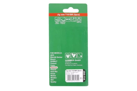 Пилки для лобзика HAMMER JG WD T101BR (5шт.) купить в Тюмени