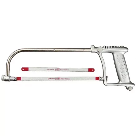 Набор ЗУБР Ножовка &quot;СОЮЗ&quot; многоф. 3-в-1: по металлу, кафелю, стеклу, приспособ. для отлома, в компл 2 полотна по металлу 4-15727 купить в Тюмени