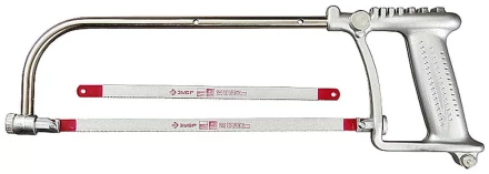 Набор ЗУБР Ножовка &quot;СОЮЗ&quot; многоф. 3-в-1: по металлу, кафелю, стеклу, приспособ. для отлома, в компл 2 полотна по металлу 4-15727 купить в Тюмени