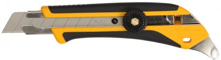 Нож OLFA, двухкомпонентный корпус, трещоточный фиксатор, 18мм OL-L-5 купить в Тюмени