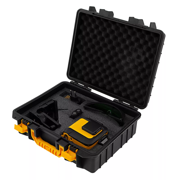 Лазерный уровень мультипризм. LXI 360-2 Green, 30 м, 520 нм, акк. Li 2800 mAh, резьба 1/4"// Denzel 35078 купить в Тюмени