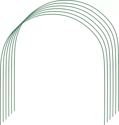 Дуги для парника GRINDA проволочные 2,2м, 6шт 422311-85-90 купить в Тюмени