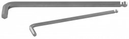 Ключ шестигранный 2,0 мм удлиненный с шаром для изношенного крепежа H23S120  Jonnesway 49345