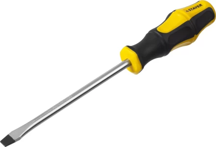 Отвертка STAYER &quot;MASTER&quot; &quot;HERCULES&quot;, Сr-V, противоскользящая рукоятка, SL8,0x150мм 25051-08-15_z02 купить в Тюмени