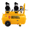 Компрессор безмасляный, малошумный Denzel DLS 1500/50, 1500 ВТ, 2x750, 50 л, 260 л/мин купить в Тюмени