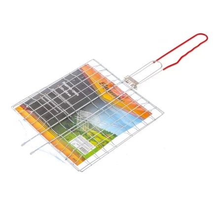 Решетка-гриль 230х230 мм хромированная PVC рукоятка Sparta 69635 купить в Тюмени