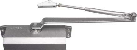 Доводчик дверной ЗУБР для дверей массой до 80 кг, цвет серебро 37910-80 купить в Тюмени