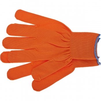 Перчатки нейлон 13 класс оранжевые XL 67840 купить в Тюмени