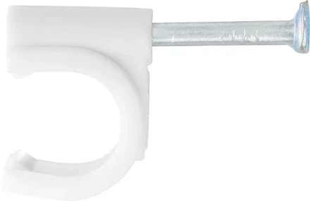 Скобы электроустановочные 6 мм круглый профиль 50 шт  СИБРТЕХ 47516 купить в Тюмени