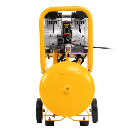 Компрессор безмасляный, малошумный Denzel DLS 2200/50, 2200 Вт, 2x1100, 50 л, 380 л/мин купить в Тюмени