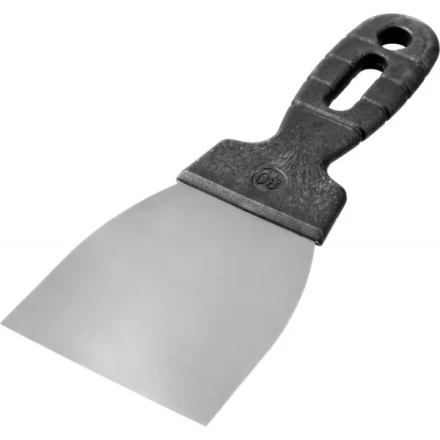 Шпатель ЗУБР &quot;МАСТЕР&quot; нержавеющее полотно, 80мм 10077-08 купить в Тюмени