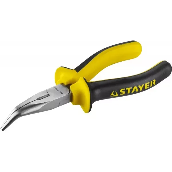 Тонкогубцы изогнутые STAYER "PROFESSIONAL" HERCULES, 160мм 2203-4-16_z01 купить в Тюмени