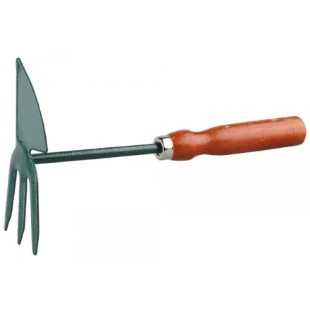 Мотыжка GRINDA, сердцевидное лезвие, 3 зубца, из углеродистой стали с деревянной ручкой, 250 мм 8-421239_z01 купить в Тюмени
