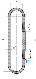 Строп канатный кольцевой СКК 1.6 т L=3.5 м  заплет купить в Тюмени