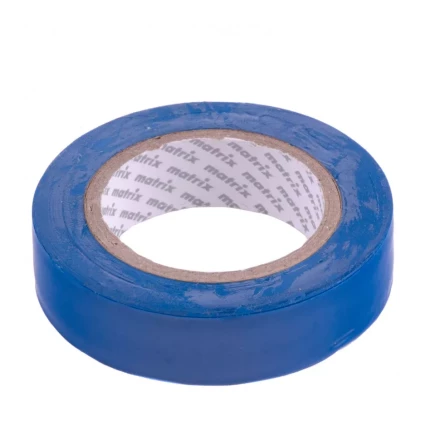 Изолента ПВХ 15 мм х 10 м синяя 150 мкм Matrix 88770 купить в Тюмени