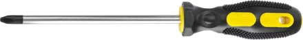 Отвертка STAYER &quot;MASTER&quot;, двухкомпонентная рукоятка, магнитный наконечник, PH3x150мм 2510-3-15_z01 купить в Тюмени