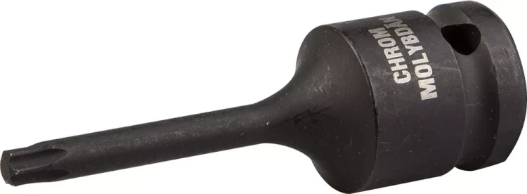 Торцовая головка KRAFTOOL "INDUSTRIE QUALITAT" ударная (1/2"), TORX, Cr-Mo, фосфатированная, T30 27952-30_z01 купить в Тюмени