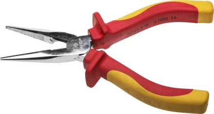 Тонкогубцы ЗУБР &quot;ПРОФЕССИОНАЛ&quot; &quot;ПРОФИЭЛЕКТРИК&quot;, диэлектрические, двухкомпонентная рукоятка, до ~1000В, 160мм 22145-3-16 купить в Тюмени