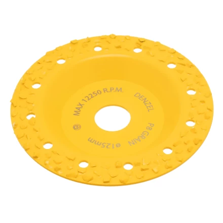 Чашка твёрдосплавная зачистная,125 мм, Плоская, крупное зерно #8// Denzel 72974 купить в Тюмени