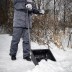 Движок для уборки снега пластиковый Сибртех, 570 х 470 х 1300 мм, стальная рукоятка, Россия, 615925 купить в Тюмени