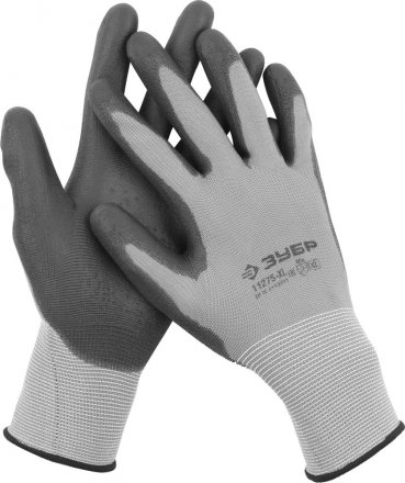 Перчатки ЗУБР &quot;МАСТЕР&quot; для точных работ с полиуретановым  покрытием, размер S (7) 11275-S купить в Тюмени