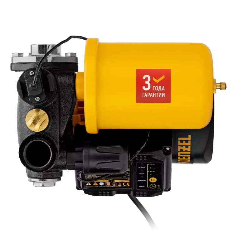 Насосная станция Denzel PS500C, 500 Вт, напор 35 м, 2200 л/ч, ресивер 2 л, блок управления 97249 купить в Тюмени
