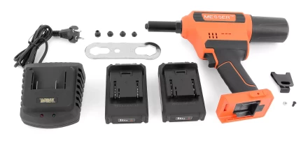 Аккумуляторный вытяжной заклепочник MESSER CQ-60025 (модель 2021 года)  от 2,4 до 6,4 мм купить в Тюмени