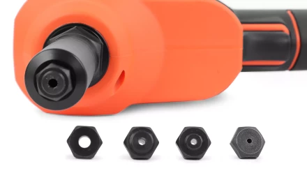 Аккумуляторный вытяжной заклепочник MESSER CQ-60025 (модель 2021 года)  от 2,4 до 6,4 мм купить в Тюмени