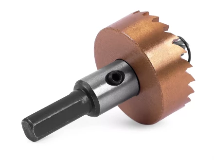 HSS-TiN коронка MESSER 30мм с центр. сверлом и толкающей пружиной для  лист. материала  до 2 мм ц/х купить в Тюмени