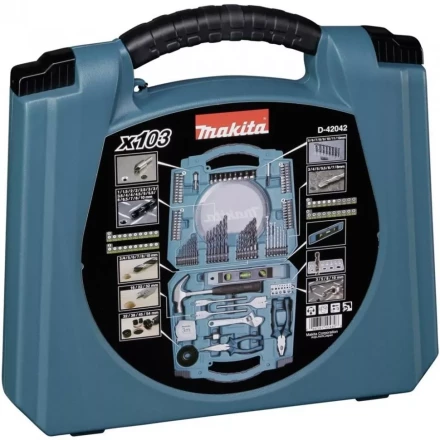 Универсальный набор Makita D-42042, 103 шт, в кейсе купить в Тюмени